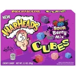 Warheads Cubes Sour Berry Mix 99g