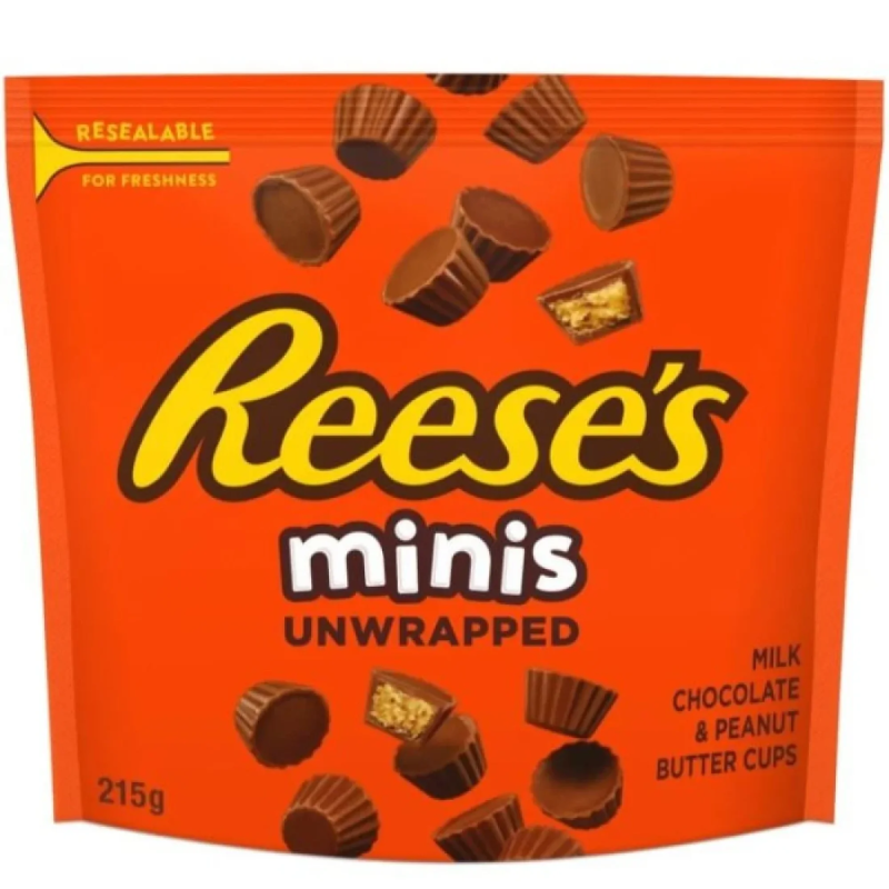 Reese's Minis Peanut Butter Cups Unwrapped 215GR