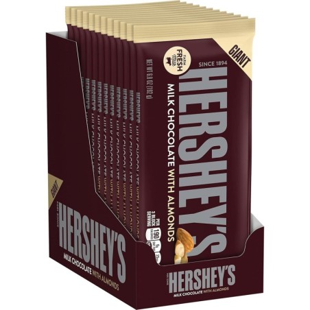 Hershey's Giant Bar Milk Chocolate with Almonds 193g