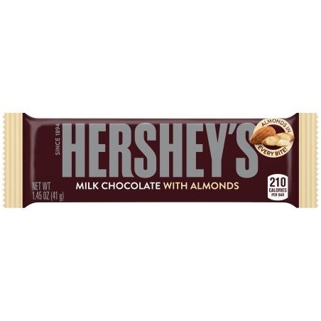Hershey's Milk Chocolate Bar with Almonds 41g
