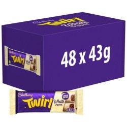 Cadbury Twirl White Dipped Limited Edition ChocolateBar 43g