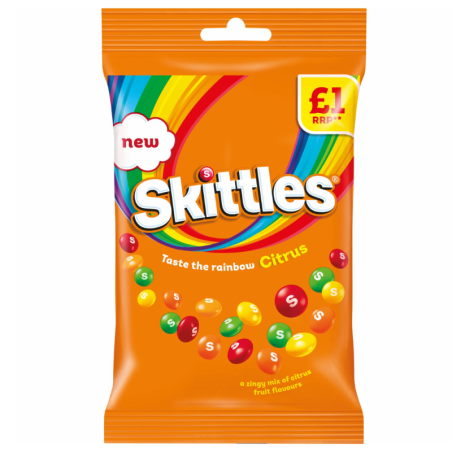 Skittles Citrus Sweets Bag 109g