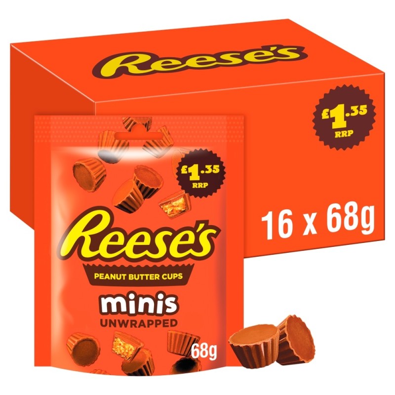 Reese's Milk Chocolate and Peanut Butter Cups Minis Pouch 90g