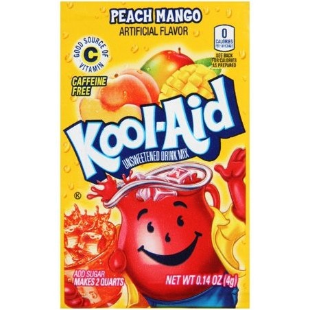 Kool Aid Unsweetened Peach - Mango 4g