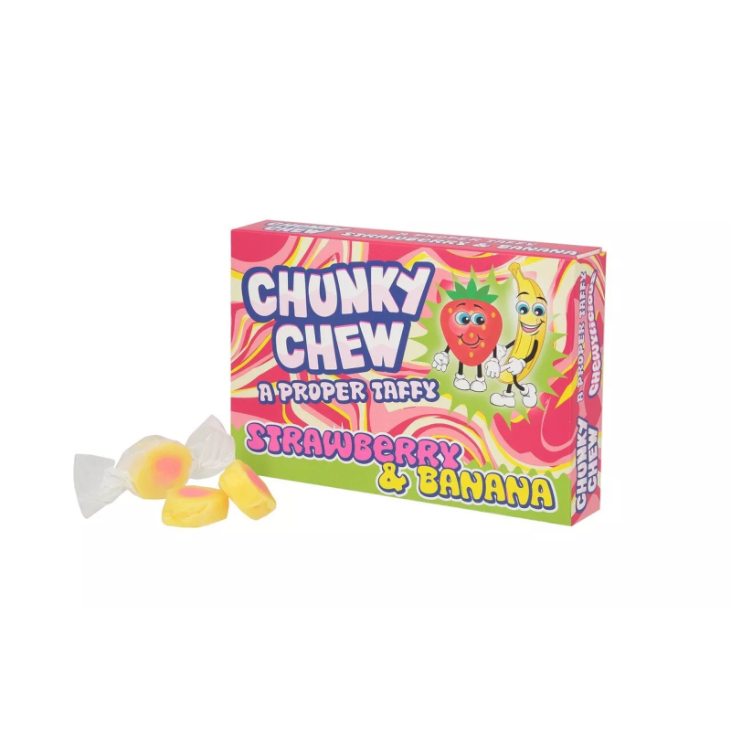 Chunky Chew Strawberry & Banana 100g