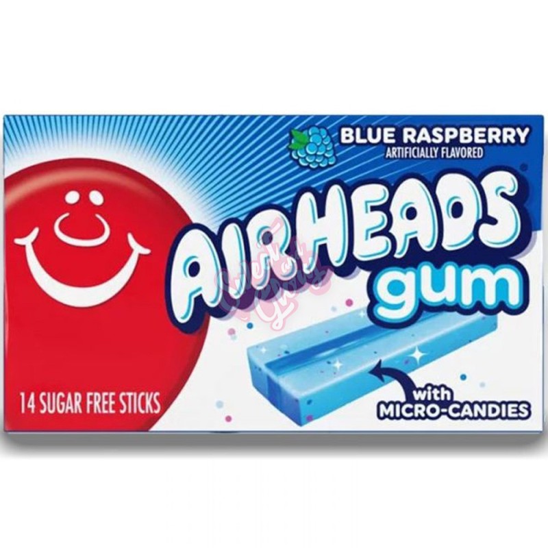 Airheads Gum Blue Raspberry 33g