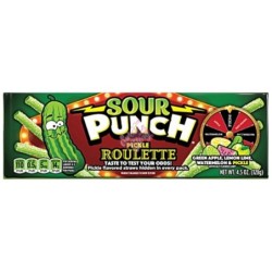 Sour Punch Bites Pickle Roulette 141g