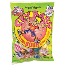 Cry Baby Sour Gumballs Peg Bag 113g