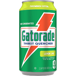 Gatorade Can Lemon Lime 343ml