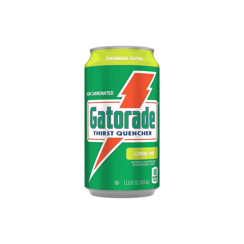 Gatorade Can Lemon Lime 343ml