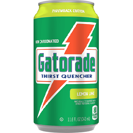 Gatorade Can Lemon Lime 343ml