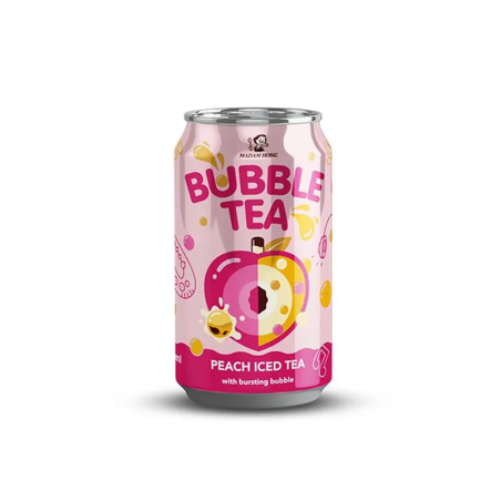 Madam Hong Bubble Tea Peach Iced 320ml
