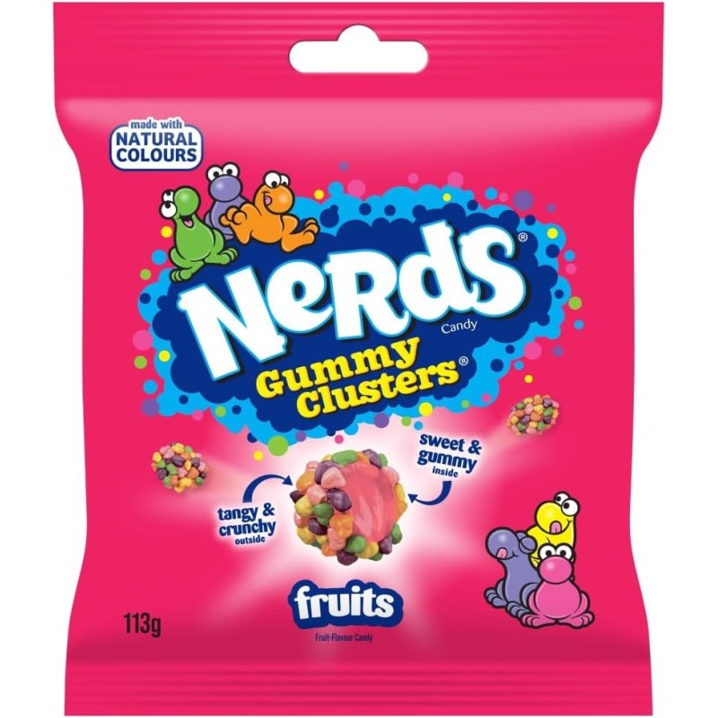 Nerds Gummy Clusters Fruit 113g