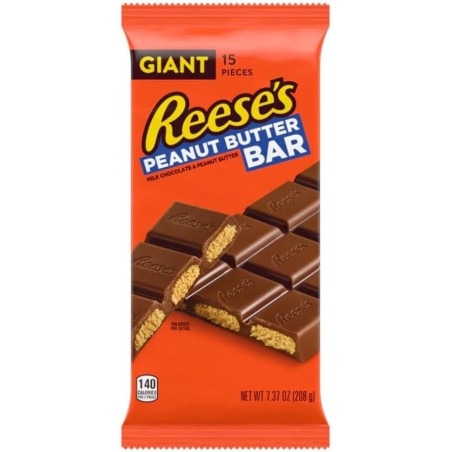 Reese's Bar Milk Chocolate Peanut Butter Giant 209g