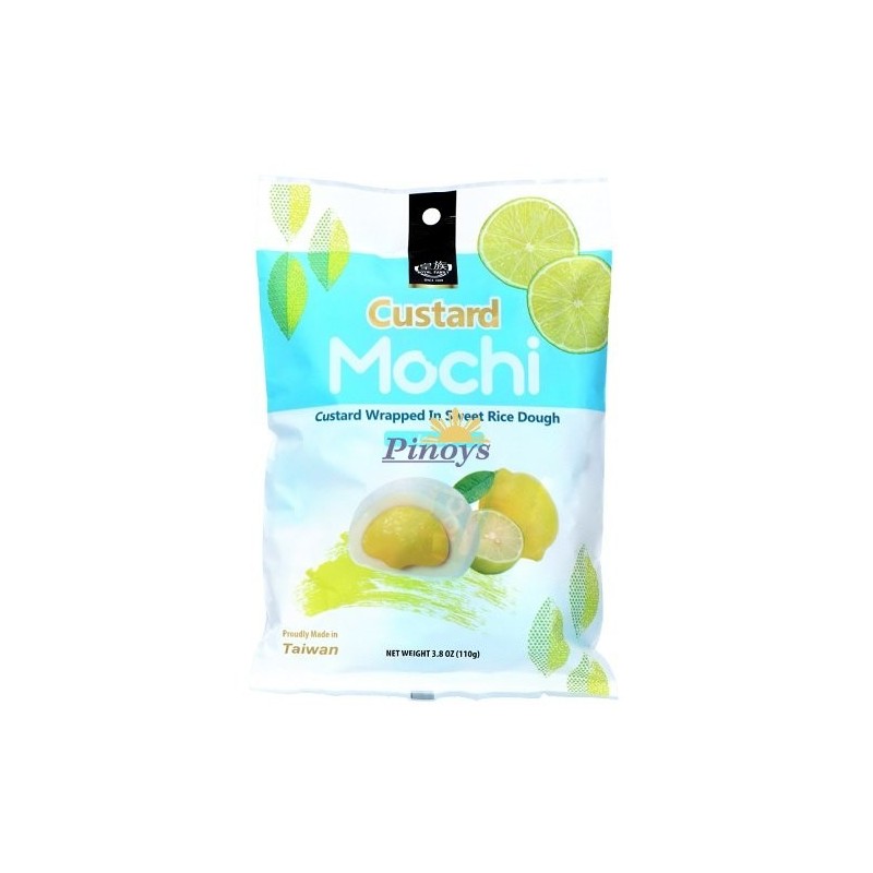 Custard Mochi Lemon Flavor 24x110g bag