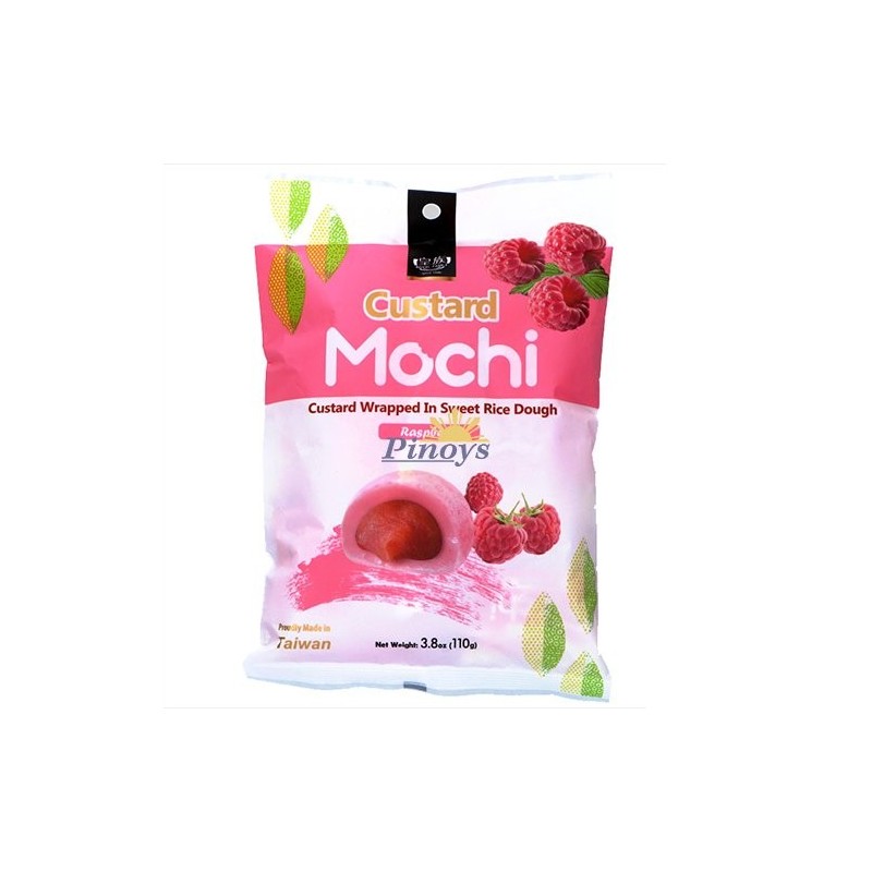 Custard Mochi Raspberry Flavor 24x110g bag