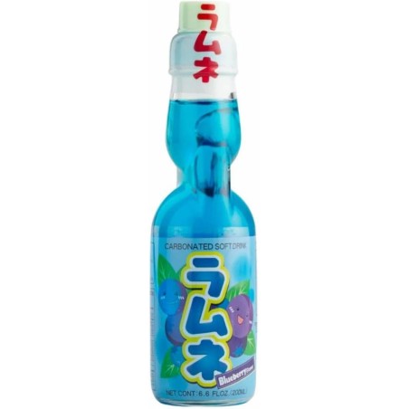 Hatakosen Ramune Soda Blueberry 200ml)