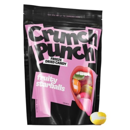 Crunch Punch Fruity Starballs 100g
