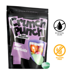 Crunch Punch Sour Starballs 100g