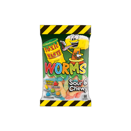 Toxic Waste Worms Pag Bag 142g