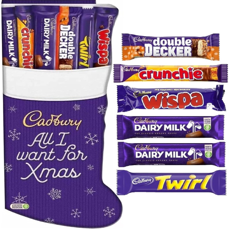 Cadbury Chocolate Christmas Stocking Selection 1 buc