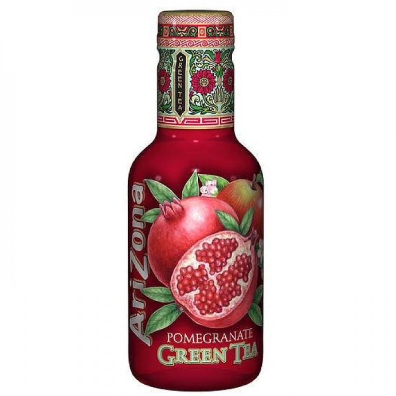 Arizona Green Tea Pomegrante 500ml can