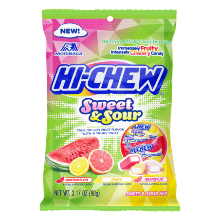 Hi-Chew Sweet & Sour Mix Peg Bag 90g