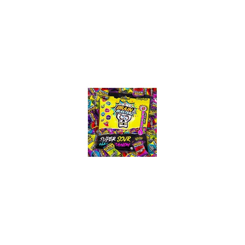 Brain Blasterz Hard Candy Super Sour 100g