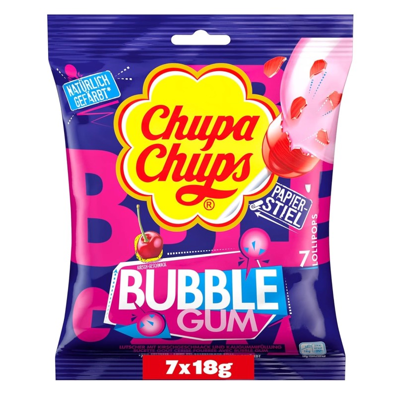 Chupa Chups Maxi Bubble Gum 126g