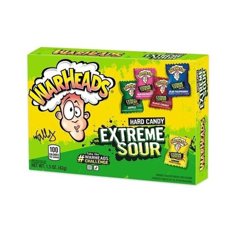 Warheads Extreme Sour Theatre Box 43g - Case