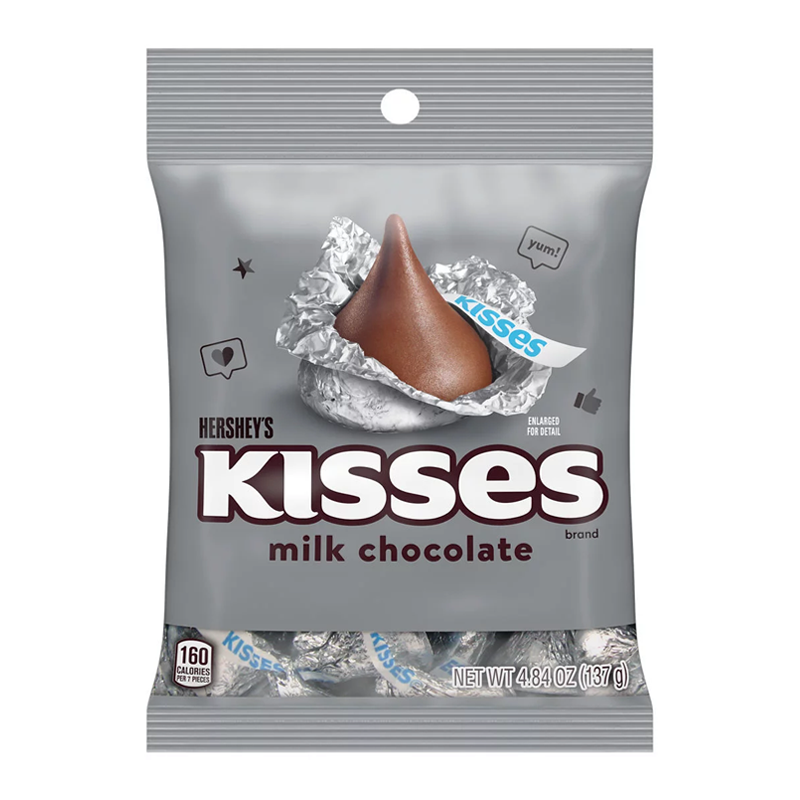 Hershey Kisses Peg Bag 137g