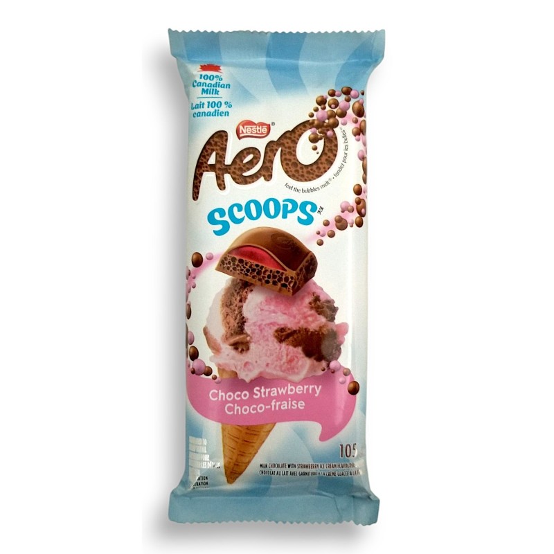 Aero Scoops Choco Strawberry 105g (CAN)