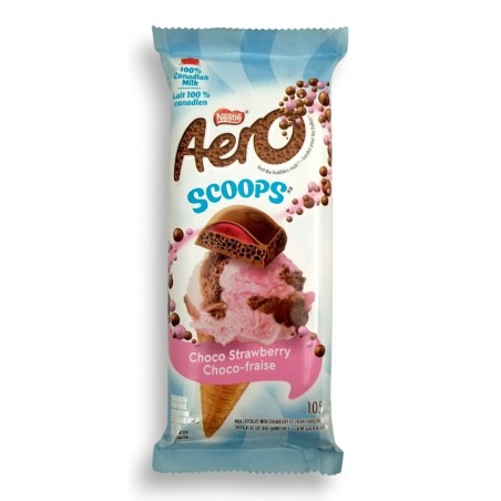 Aero Scoops Choco Strawberry 105g (CAN)