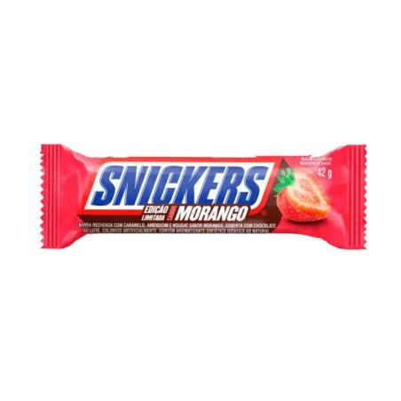 Snickers Morango Strawberry Flavour Brazilian (20x42g)