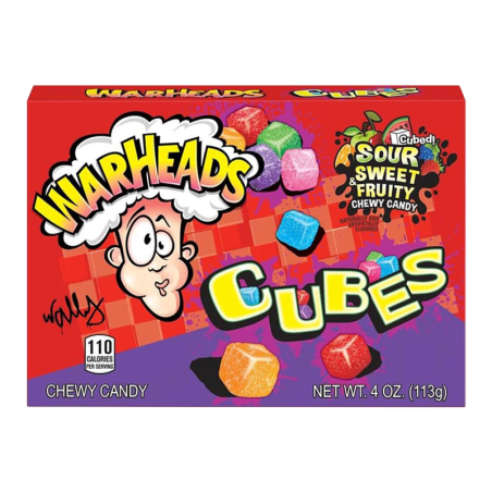 Warheads Chewy Cubes Theatre 113g