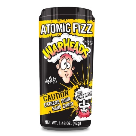 Warheads Atomic Fizz Hard Candy Canister USA (12x42g)