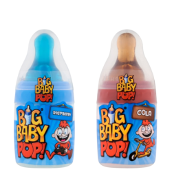 Bazooka Big Baby Pop Raspberry/Cola 32g