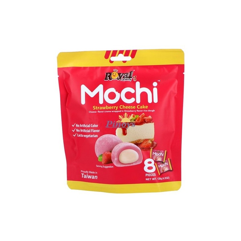 Royal Family Mochi Strawberry Cheesecake 120g
