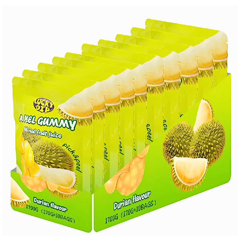 A Peel Gummy Candy Durian Flavour (10 x 170g)