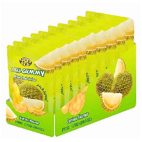 A Peel Gummy Candy Durian Flavour (10 x 170g)