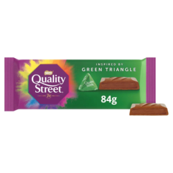 Quality Street Green Triangle  Chocolate Sharing Bar 84g