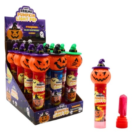 Candy Realms Halloween Pumpkin  Light Pop 11g