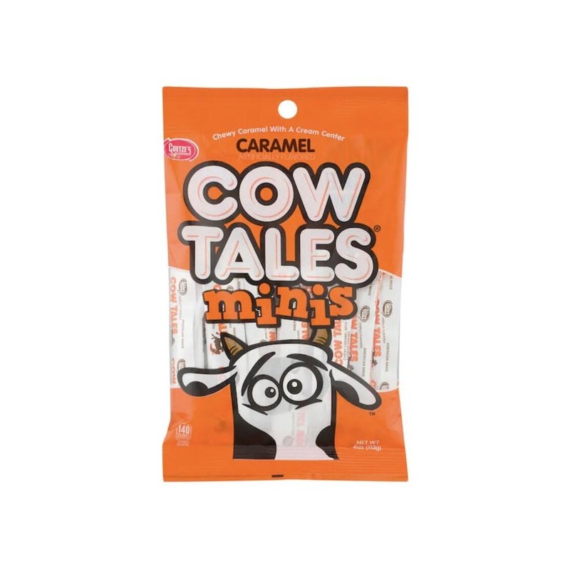 Goetze's Caramel Mini Cow Tales Peg Bag 113g - Case