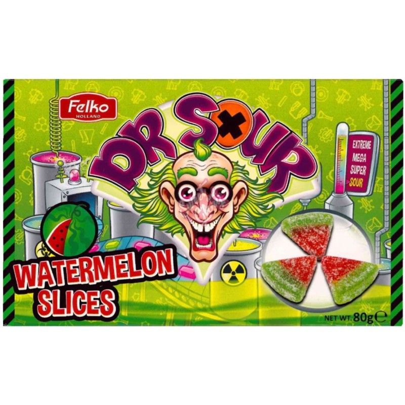 Dr Sour Sour Watermelon Slices Theatre Box 90g