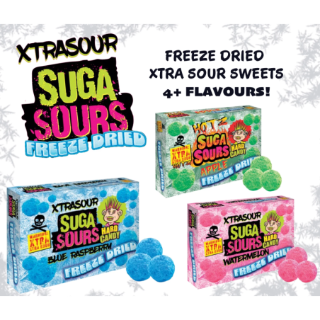 Suga Sours Xtra Cherry Freeze Dried 40g