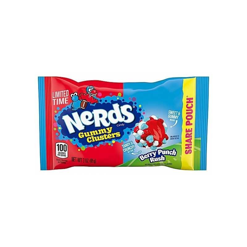 Nerds Gummy Clusters Berry Punch Rush Share Pouch 85g