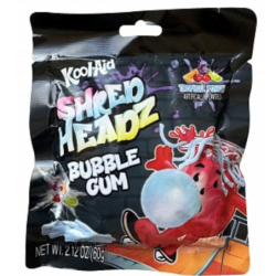 Kool-Aid Shred Headz Tropical Punch Bubblegum 60g - Inner