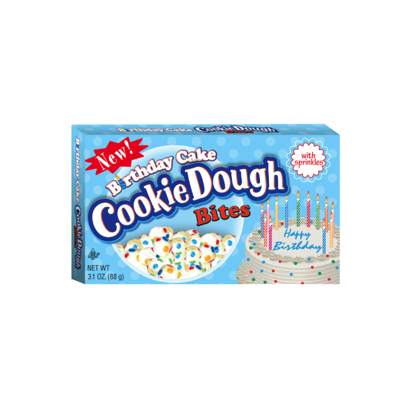 Birthday Cake Cookie Dough Bites 87g - Case