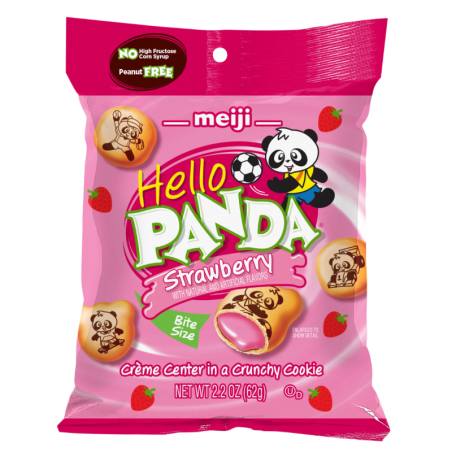 Meiji Hello Panda Strawberry 62g