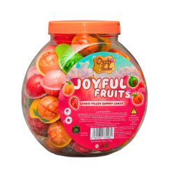 Candy Paradise Joy Full Fruit Liquid Filled Gummy Candy (50 x 10g)